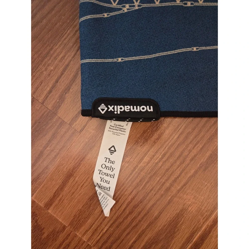 Nomadix only Towel You Need Post Consumer‎ Recycled Plastic Blue Crane Design